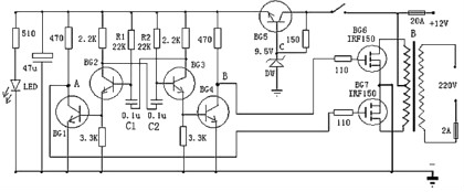 最簡(jiǎn)單逆變器電路圖與工作原理圖解大全-KIA MOS管