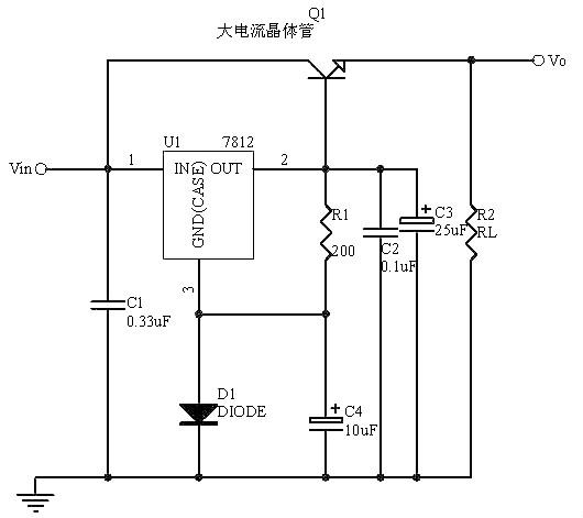 7812穩(wěn)壓電源電路圖-7812穩(wěn)壓電源詳解-7812詳細中文資料-KIA MOS管