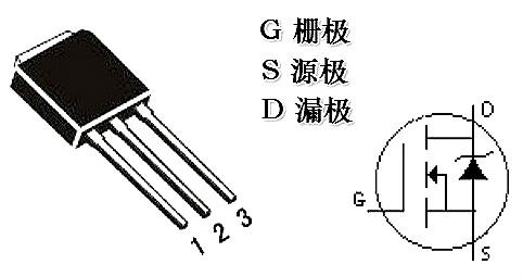 場效應管管腳圖接線圖