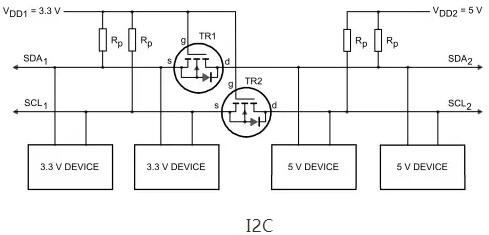 實用的雙向mos管電平轉(zhuǎn)換電路-三極管電平轉(zhuǎn)換及驅(qū)動電路分析-KIA MOS管