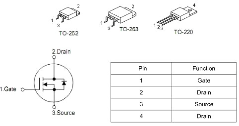 保護板專用MOS管40V100A KNX3204A