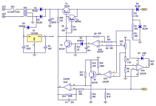 充電器,12v充電器原理圖