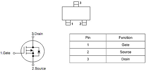 MOS管 -2.6A/-30V KIA3409 P溝道MOS管參數(shù)、封裝及價(jià)格-KIA MOS管