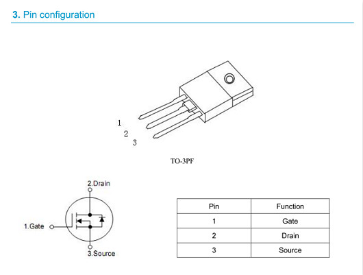 1500V?3A 變頻器 KNX42150A 1500V?3A參數(shù)附件-KIA MOS管