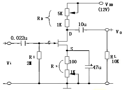 場效應管，共源極放大器