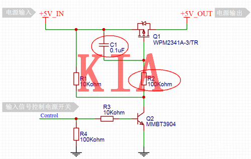 軟開啟，MOS管，電源開關(guān)電路