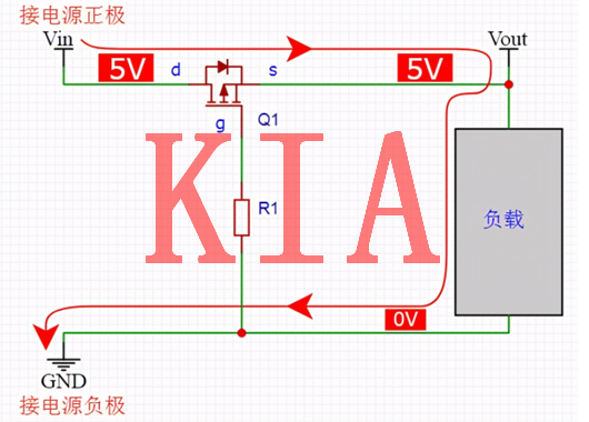 PMOS，防電源反接電路