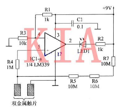 觸摸開關(guān) 電路圖