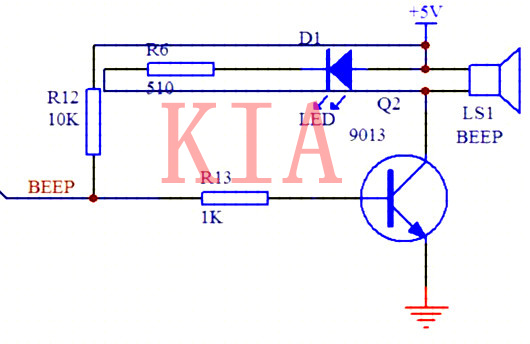 蜂鳴器驅(qū)動(dòng)電路圖