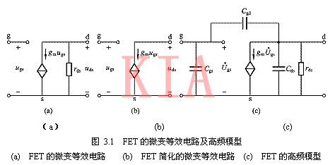 場效應管的微變等效電路分析-KIA MOS管