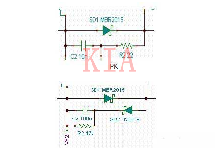 整流二極管尖峰吸收電路的設計對比|必看-KIA MOS管