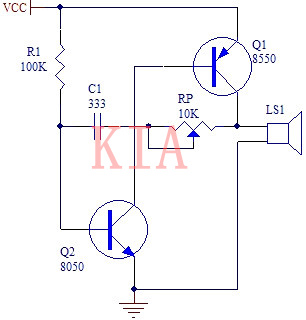 雙管自激振蕩電路