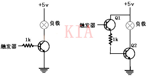 三極管開關 電路圖