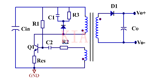 自激式開關(guān)電源特點、工作方式分析-KIA MOS管