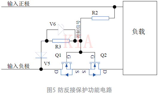 過欠壓、防反接電路