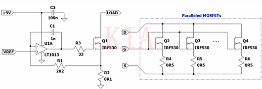 MOSFET 運(yùn)算放大器 電流負(fù)載