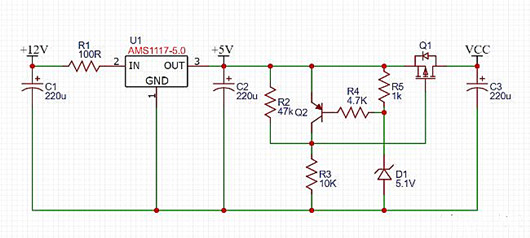 電源電路分析-過(guò)壓保護(hù)電路設(shè)計(jì)-KIA MOS管