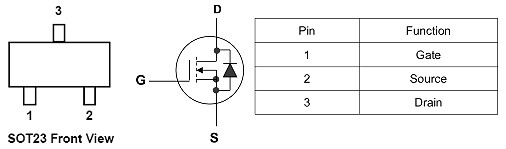 MOS管2300 6A20V SOT23 參數(shù)規(guī)格書(shū) 現(xiàn)貨直銷(xiāo)-KIA MOS管