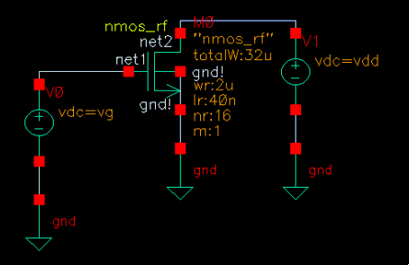 Cadence仿真：NMOS管的漏端輸出電阻-KIA MOS管