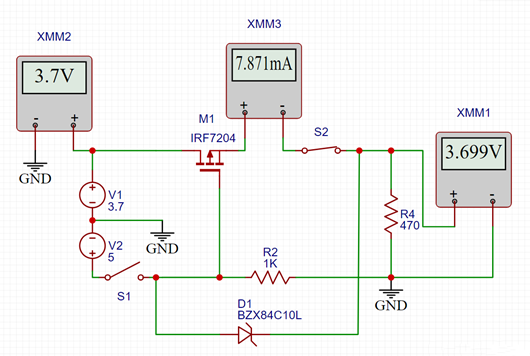 PMOS雙電源供電隔離電路設(shè)計-KIA MOS管