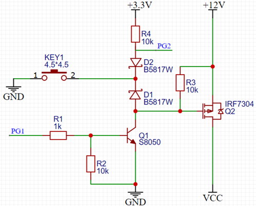 【電路收藏】一鍵開(kāi)關(guān)機(jī)電路分享-KIA MOS管