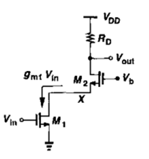 共源共柵級 小信號增益 放大