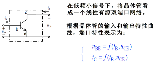 小信號(hào)模型 微變等效電路