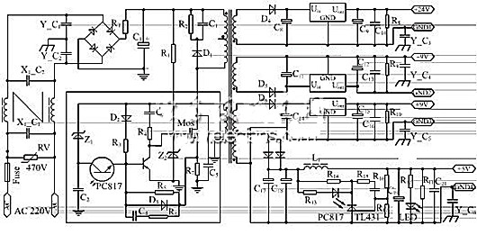 設(shè)計分享：自激式多路輸出穩(wěn)壓開關(guān)電源-KIA MOS管