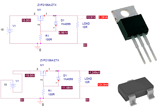 反向電壓極性保護(hù)的PMOS電路設(shè)計(jì)-KIA MOS管