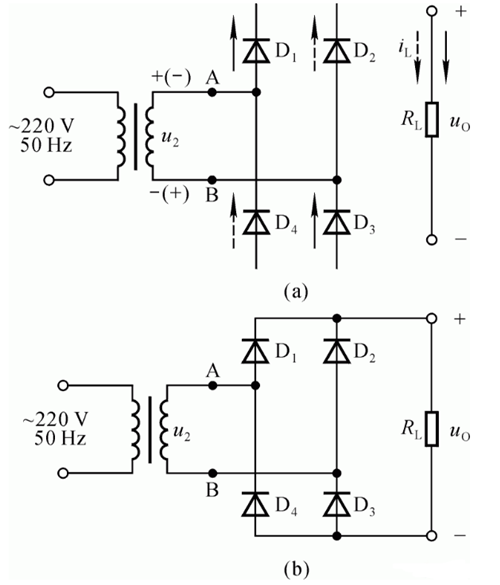 單相橋式整流電路圖、工作原理分析-KIA MOS管