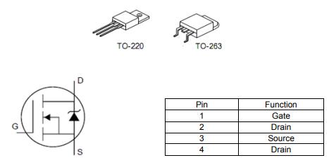 逆變器電路MOS管IRF3710代換KIA3710?熱銷59A 100V-KIA MOS管