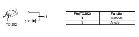 快恢復(fù)二極管KIA05TB40 5A 400V參數(shù)TO-252現(xiàn)貨-KIA MOS管