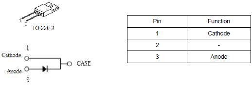 650v碳化硅二極管SSP10065A資料 TO-220-2 原廠直銷(xiāo)-KIA MOS管