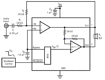 音頻功放電路