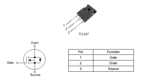 1000V 10A 61100A場效應(yīng)管