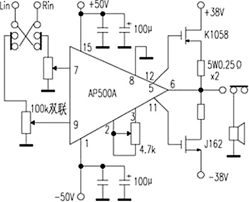 場(chǎng)效應(yīng)管功放電路