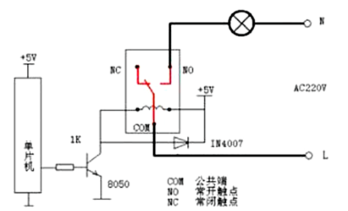 繼電器電路圖