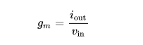 跨導(dǎo),跨導(dǎo)gm