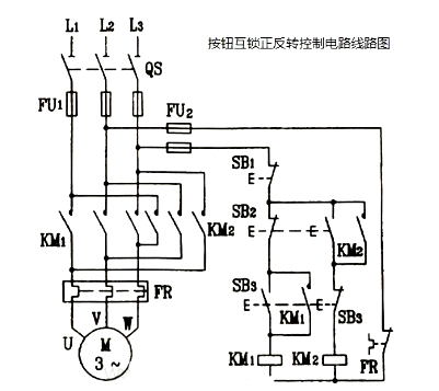 電動機正反轉(zhuǎn)電路圖