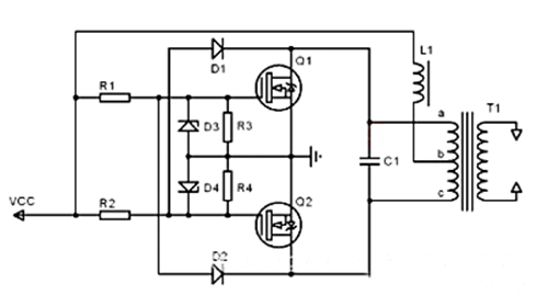 zvs電路圖，ZVS電路原理（零電壓開關(guān)）-KIA MOS管