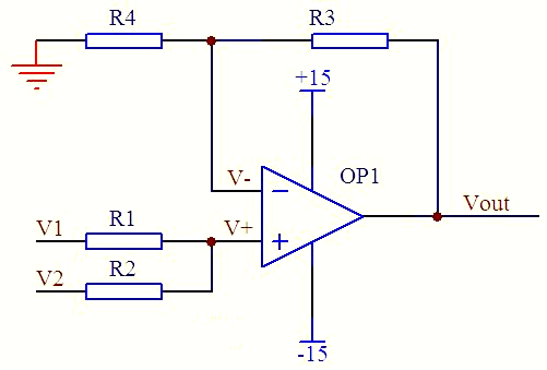 運(yùn)放加法器電路原理,運(yùn)放加法器電路圖-KIA MOS管