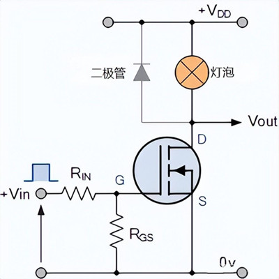 場效應(yīng)管開關(guān)電路,電路設(shè)計(jì)圖文分享-KIA MOS管