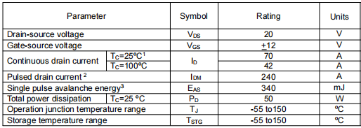 3502場效應(yīng)管,20v70a場效應(yīng)管