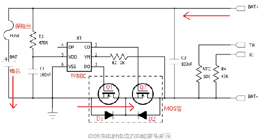 鋰電池保護(hù)板組成,原理