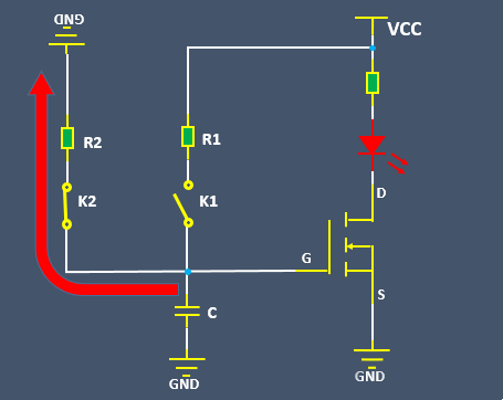 mos管調(diào)光電路,led調(diào)光電路