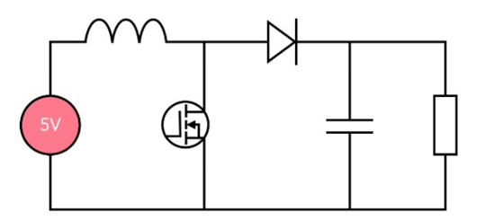 開關(guān)升壓電路圖,開關(guān)升壓電路原理-KIA MOS管