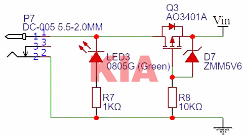 pmos防反接電路