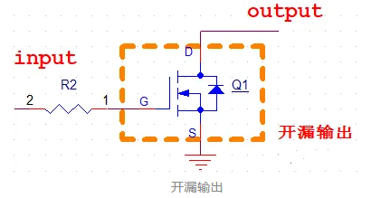 開漏輸出,電路