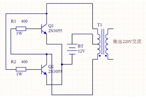 12v轉(zhuǎn)220v逆變器電路,逆變器原理圖-KIA MOS管