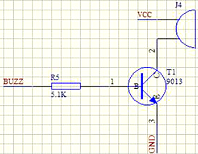 蜂鳴器電路原理圖